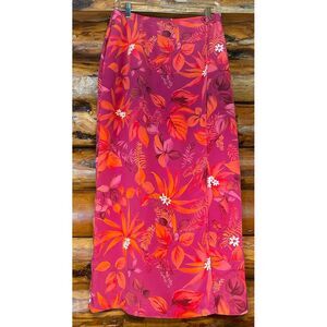 Floral‎ Wrap Skirt by Intriguing Threads Size 10